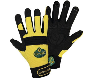 FerdyF. ANTI-SCHOCK Mechanics Glove Clarino® Synthetic Leather yellow/black (1970)