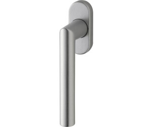 EDI Janus window handle 1010/1000 with oval rosette VK7x35 stainless steel matt (1010100000)