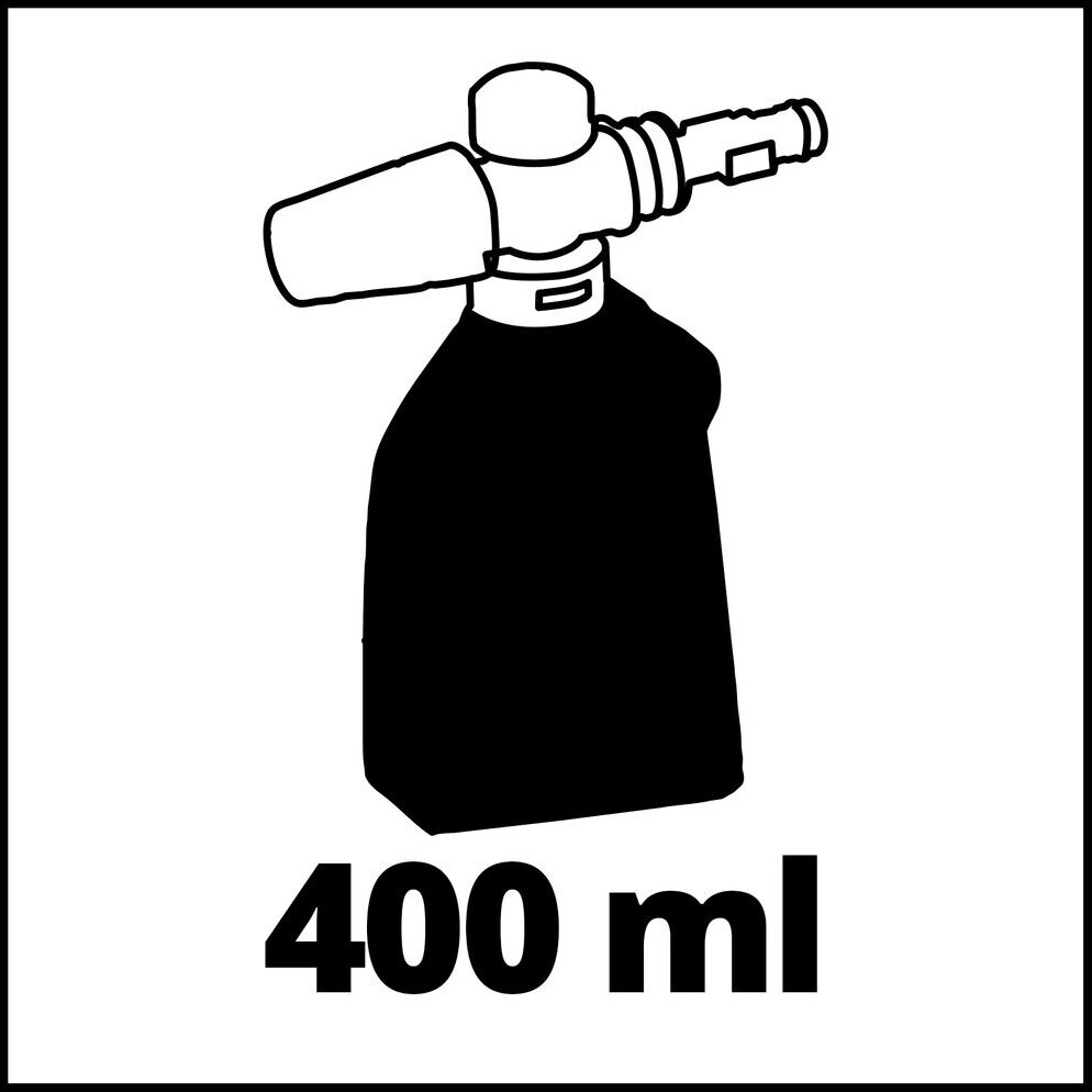 Einhell Einhell Spray Detergent Container for Pressure Washers TC-HP/TE-HP Series, 440 ml (4144021) - back view