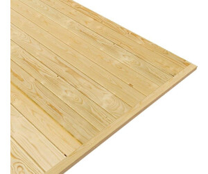 Karibu Suelo para caseta de jardín Mühlentrup 3 tamaño base 400 x 328 cm natural (38965)