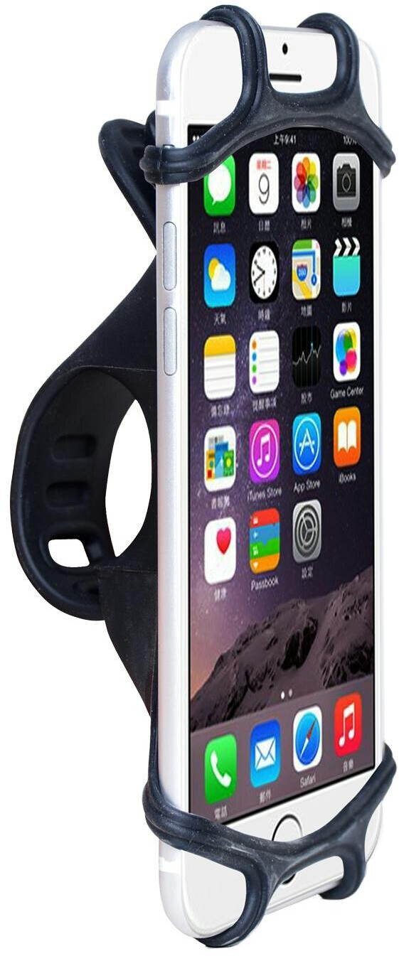 ACV ACV Universal Smartphone Holder "BIKE" for Bicycle Handlebars Black (795699) - back view