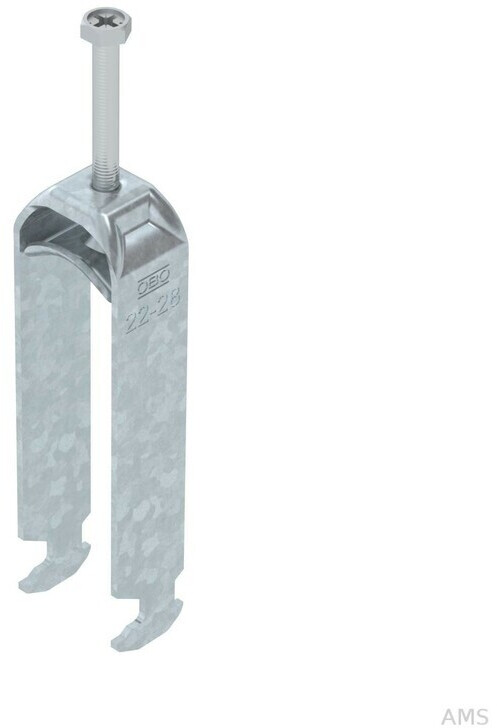 OBO Bettermann Pipe Clamp 22-28mm BS-H3-M-28 FT (1186024)