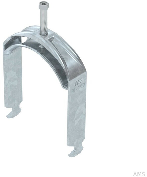 OBO Bettermann Pipe clamp 90-100mm BS-H1-M-100 FT steel (1186097)