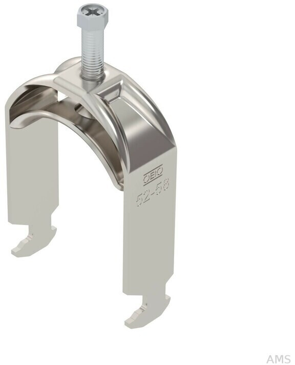 OBO Bettermann U-bolt clamp 2056 52-58mm stainless steel A2 BS-H1-M-58 (1186156)