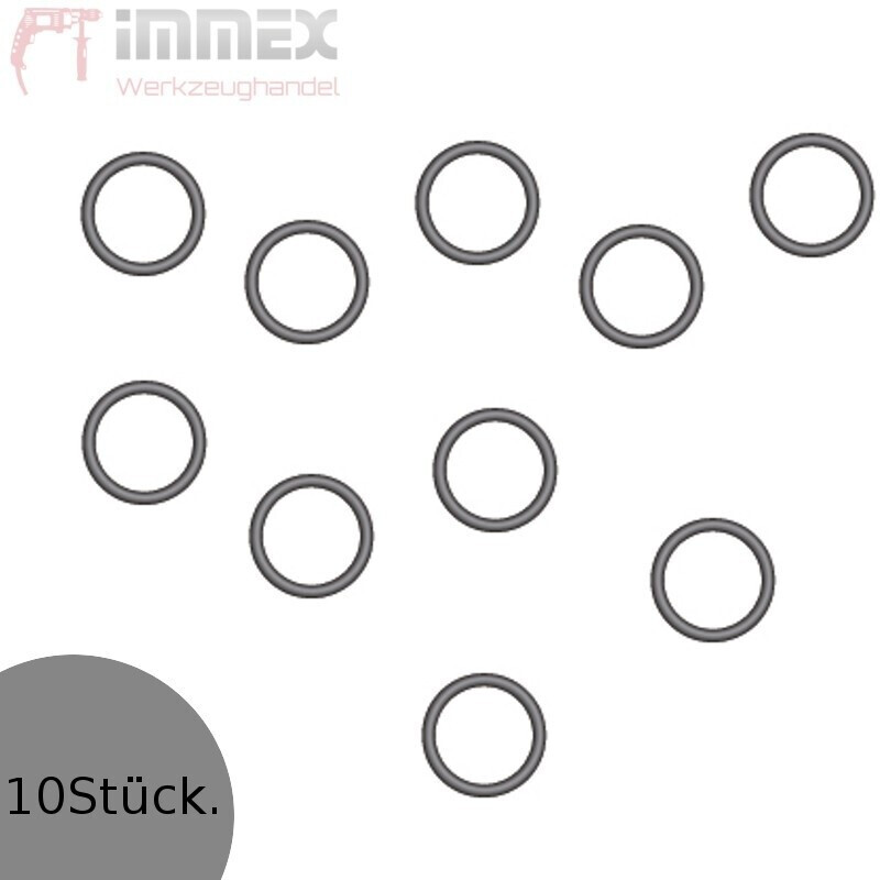 Kränzle Kränzle O-Ring 9.3 x 2.4 green 10-pack (132735) - side view