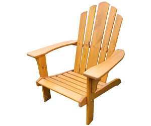 Promadino Chaise longue bois de pin marron miel (60053)