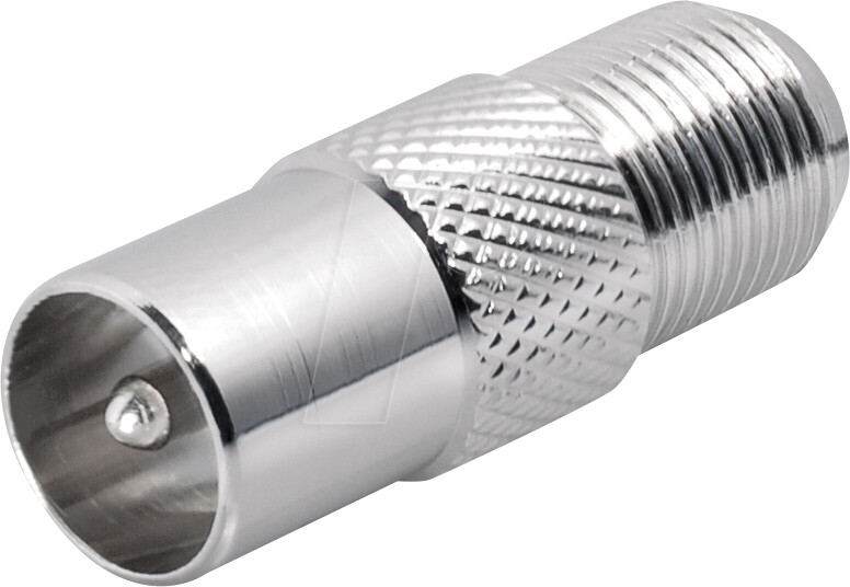 Maxtrack IEC (Coaxial) Male to F Female Adapter (FF18L)