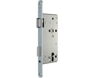 SSF Front Door Mortise Lock PZW 20/65/92/10mm DIN left silver rounded (A2801 5L/101G VRN)