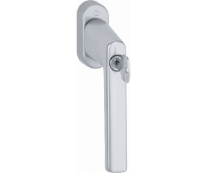 Hoppe Window handle Hamburg 0700LS/U26 100NM aluminum silver lockable (11950249)