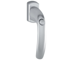 Hoppe Window handle New York 0810SV/U10 Aluminum F1 natural color 32 mm self-locking (3285558)
