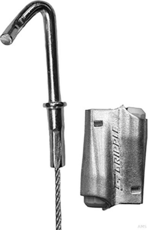 Niedax Gripple with trapezoid hook and express fastener (GAT-1/2EXP)