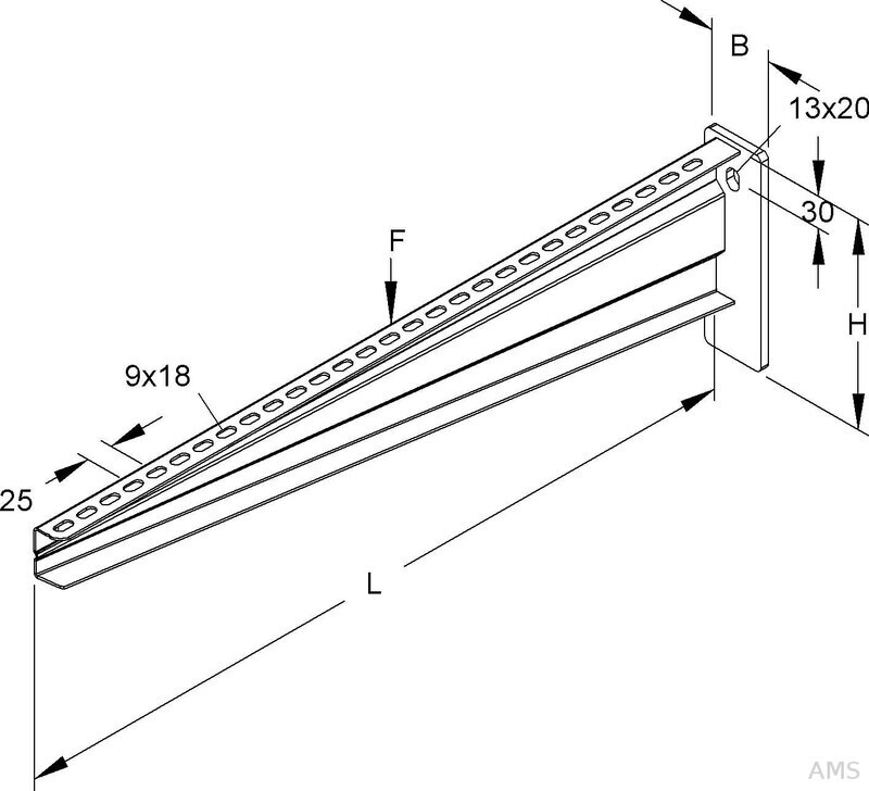 Niedax Wall Bracket KTA 700