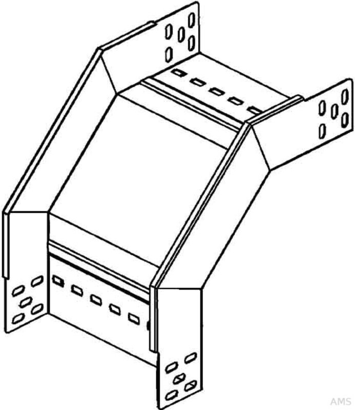 Niedax Gutter downpipe bend unpunched tape-galvanized (RFD 85.200)