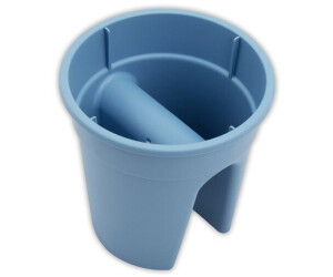 KHW Flowerclip Geländertopf blau rund 3er-Set (81801636)