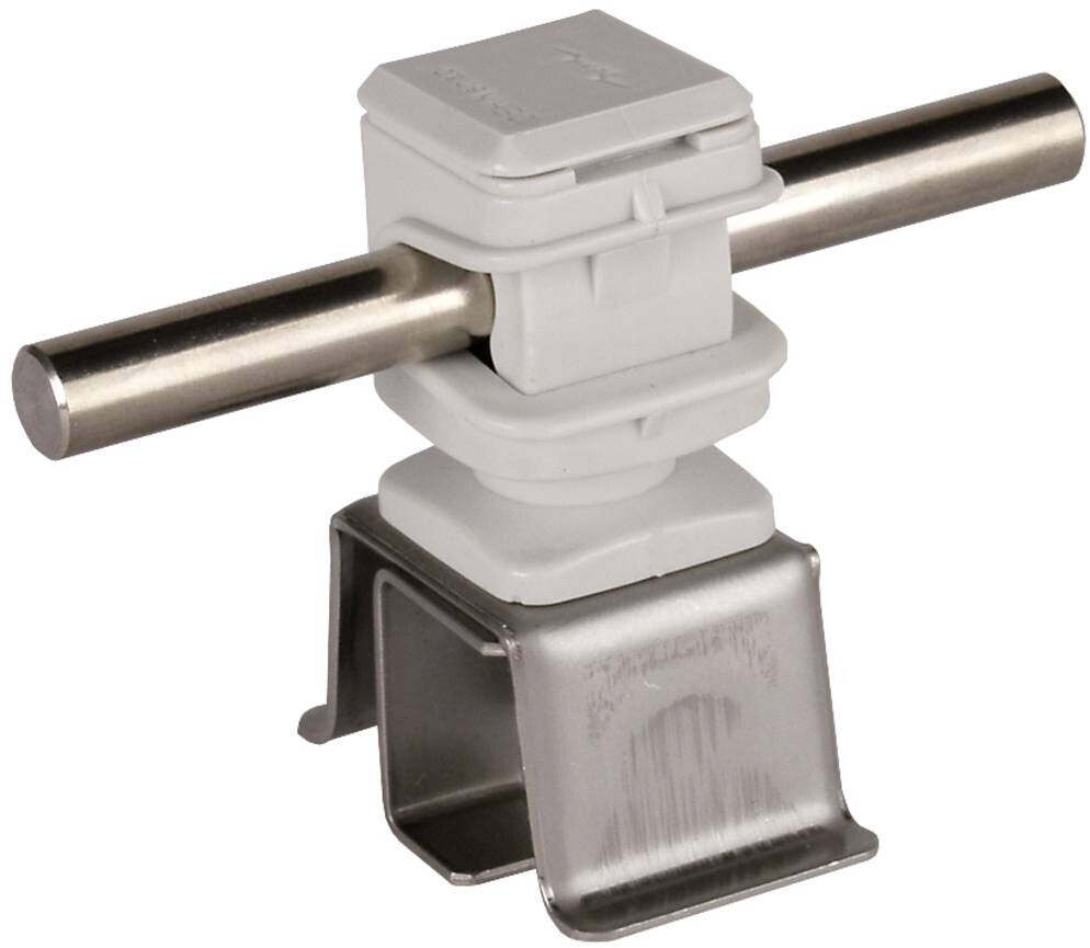 Dehn Roof Conductor Holder ZIEGELsnap Niro 4-16mm grey (204049)
