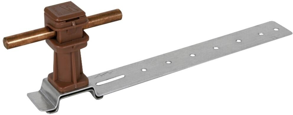 Dehn Roof conductor holder DEHNsnap DLH DS 8 aluminum/brown (204171)