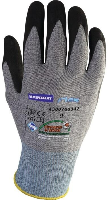 Nordwest Flex Gloves grey/black EN 388 Cat.II (4000371025)