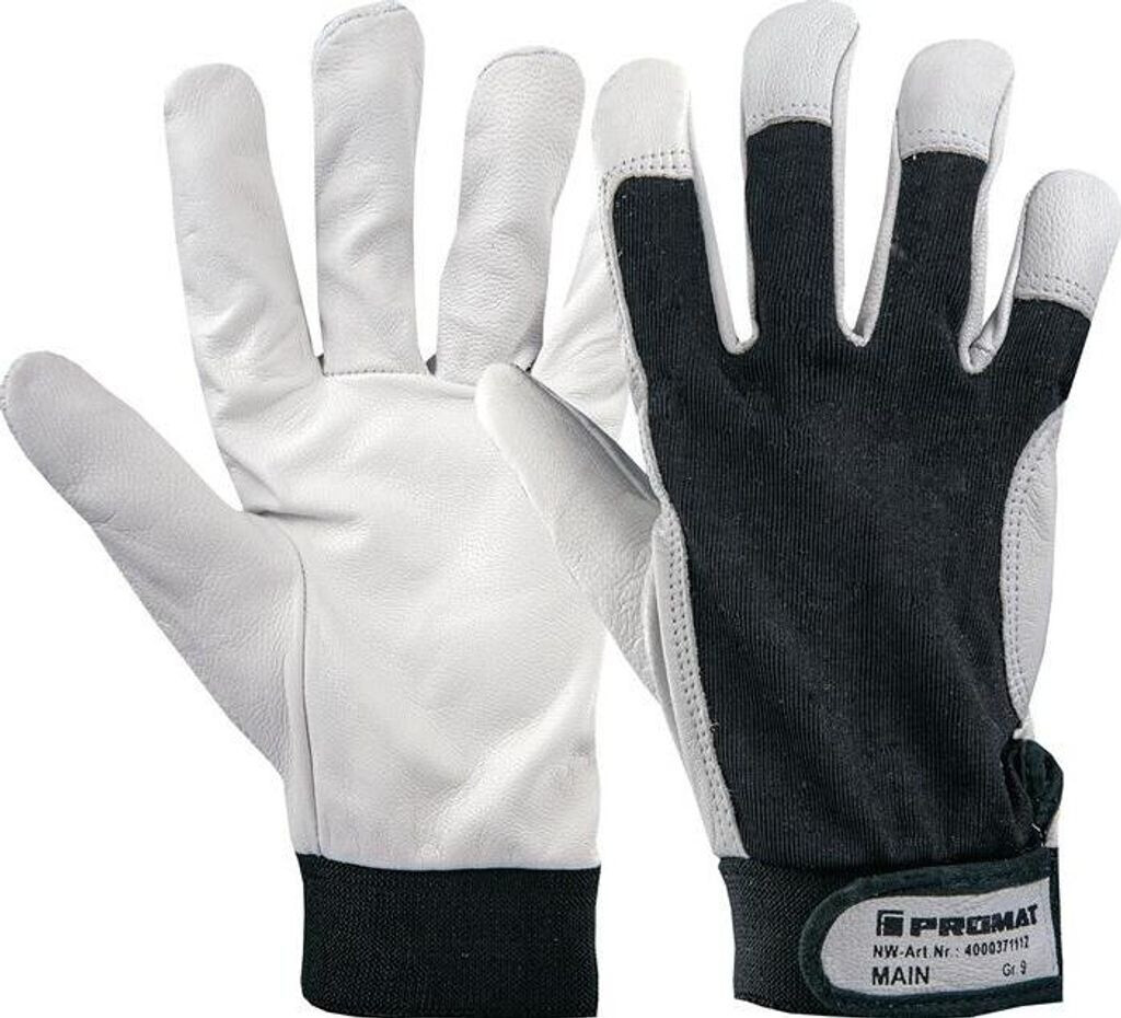 Promat Main gloves black/natural color (4000371113)