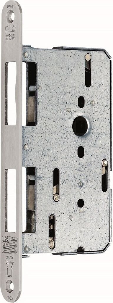 BKS Panic Bolt Lock 2390 rounded 20/65/9mm DIN left stainless steel (B 2390 0278)
