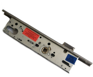 BKS Panic Mortise Lock PZ 34/92/9 24ktg PAF-E U-Faceplate Stainless Steel (B-18260-18-U-8)