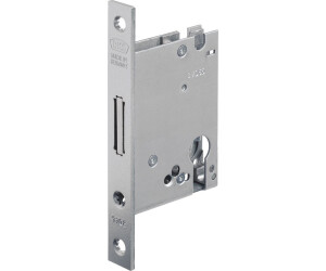 BKS Mortise Bolt Lock 1308 PZ20/55mm Silver Edged Forend (B 1308 0197)