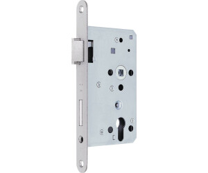BKS Panic Mortise Lock 1201 Function E rounded 24/65/72/9mm DIN left galvanized (B-12010-20-L-2)