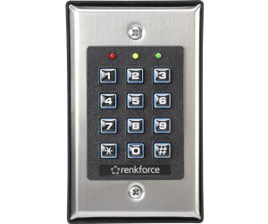 Renkforce Code Lock Surface-Mount with Backlit Keypad (1582597)