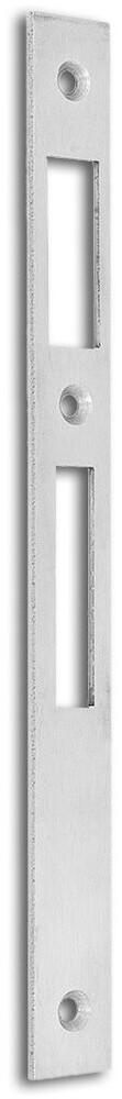 BKS Strike plate S491 steel silver 24x243mm DIN L/R (S4910023)