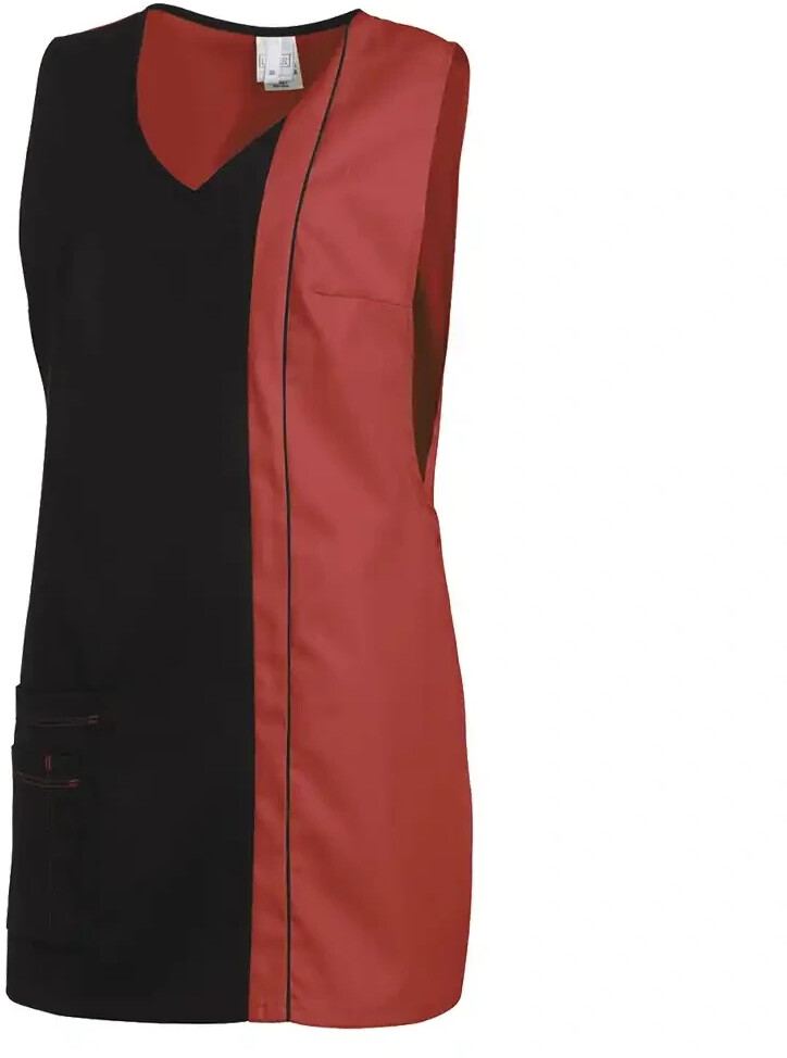 Leiber Pinafore apron black/red (08/2541)