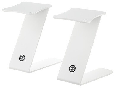 K & M Z-Stand Studio Monitor Stand white (26773-000-76)