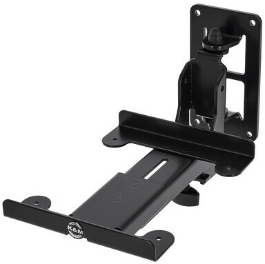 K & M Speaker Wall Mount M Black (24166)