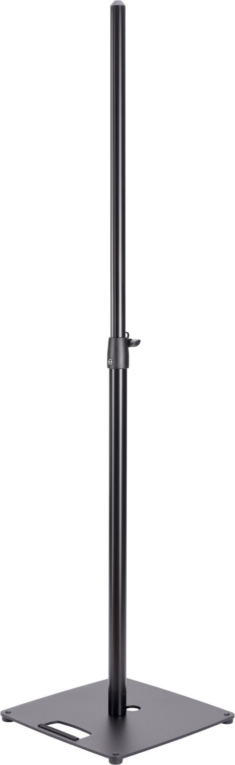 K & M Speaker Stand Steel Black with Steel Plate and Shock Absorber (26731-000-55)