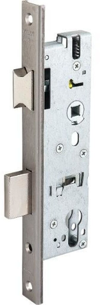 Wilka Tubular frame lock U-forend with latch and bolt, PZW, DM 44, stainless steel (1438.000284)