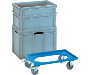 Fetra Box dolly made of ABS plastic blue load capacity 250 kg (13590)