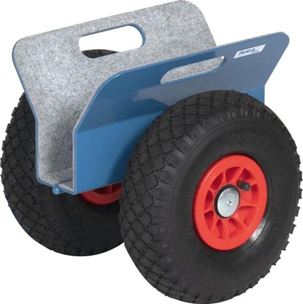 Fetra Panel trolley with clamping jaws, pneumatic tires, clamping width 30-95 mm, load capacity 250 kg (4158)