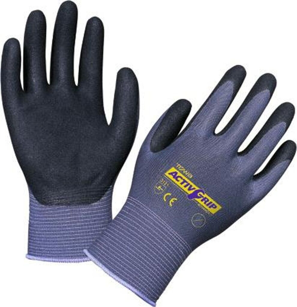 Kerbl ActivGrip Advance Nylon Glove with Nitrile Coating Size 9 (297293)