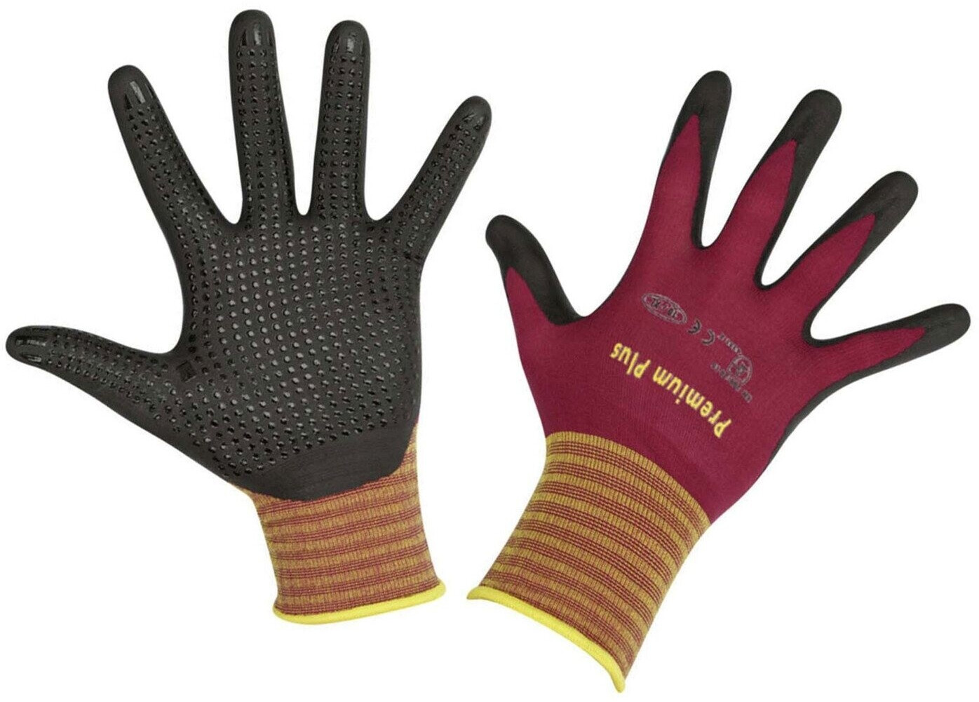 Kerbl Premium Plus work gloves burgundy (297973)