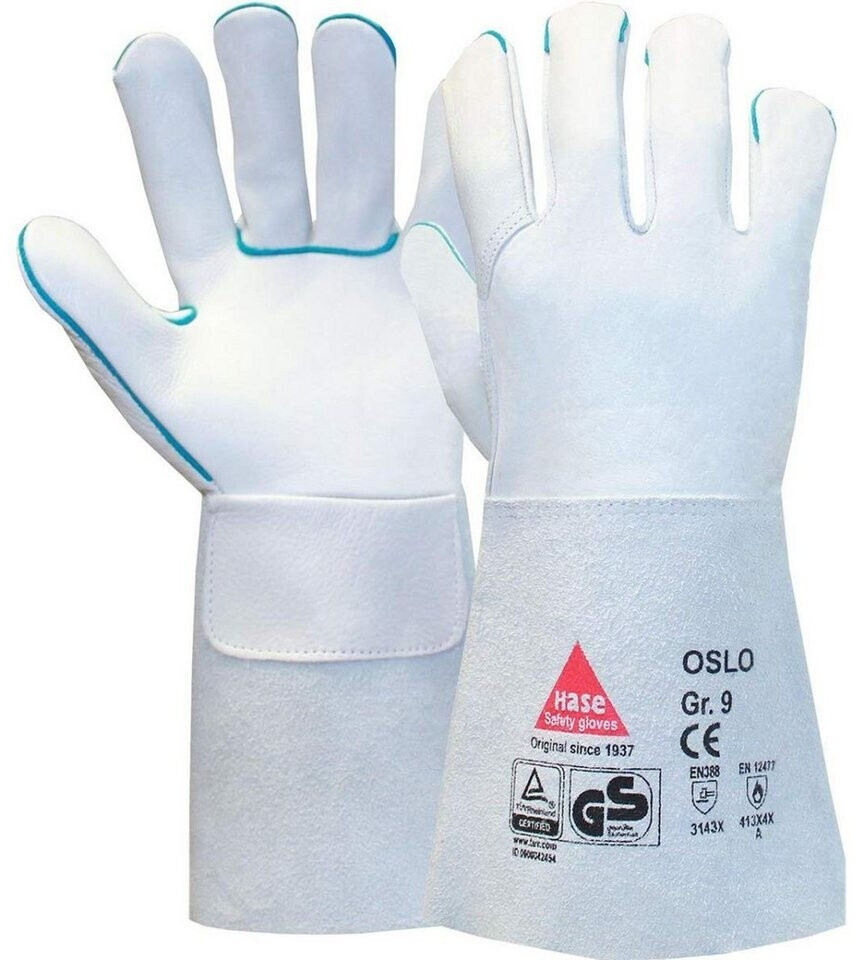 Hase Safety Oslo Welding Gloves made of Grain Leather (100500)