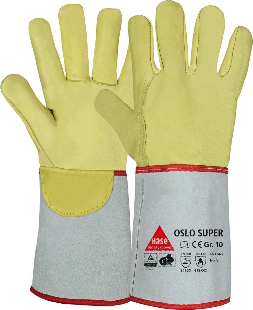 Hase Safety Oslo-Super Welding Glove made of Grain Leather (105100-9)