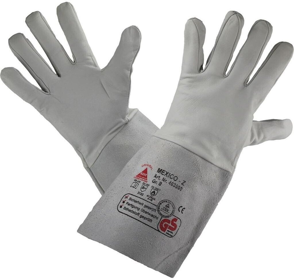 Hase Safety Welding Gloves Mexico-Z-long Goat Nappa Leather (403500)