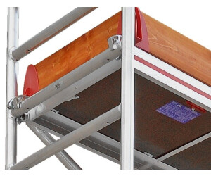 Hymer Rolling Scaffold with Extension, 2.45 x 1.50 m, Reach Height 3.40 m (877303)