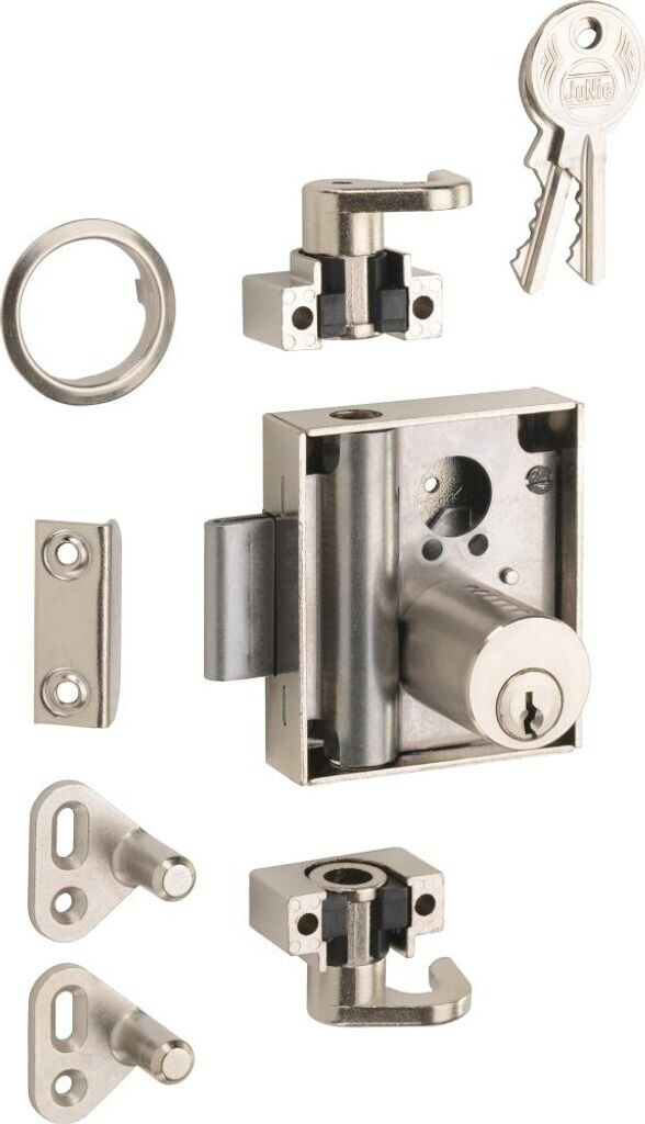 Magni Rotating rod lock 7020 D30 mm keyed alike brass matt nickel-plated (7020.30102:BN.0101)