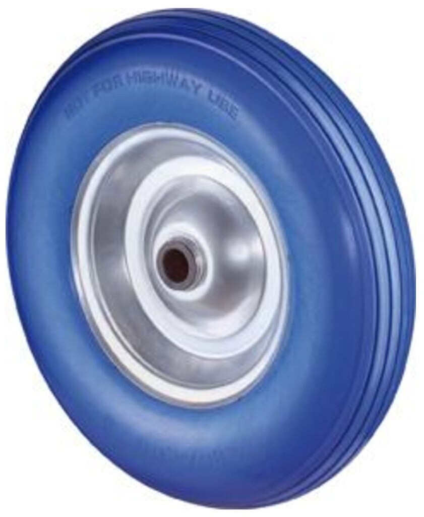 BS Rollen Polyurethane Wheel Wheel-Ø 400 mm Load Capacity 200 kg Puncture-Proof Steel Rim Grooved (C91.400)