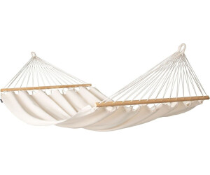 La Siesta Florencia Hamac Double à Barres Latte en Coton Biologique (FOR16-X1)