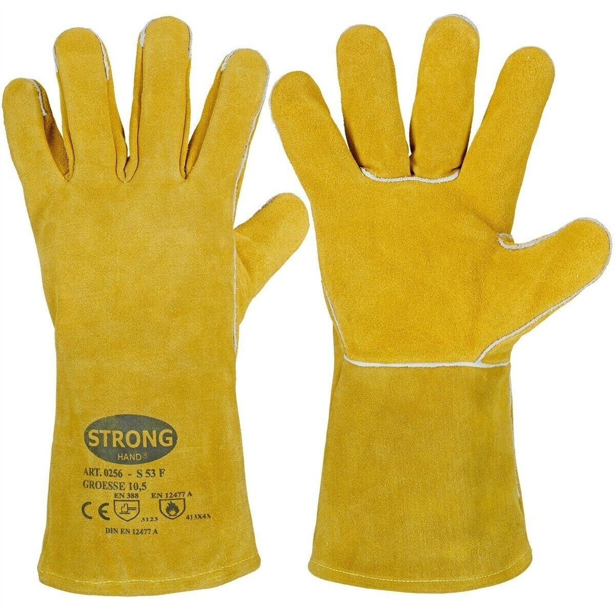 Feldtmann S 53 F Split Cowhide Gloves (0256)