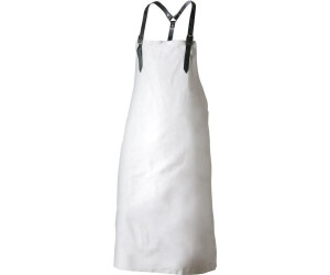 Feldtmann Bib apron Ingo grain leather light grey (2814)