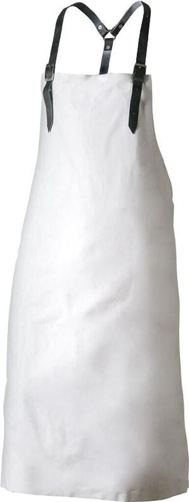 Feldtmann Bib apron Ingo grain leather light grey (2814)