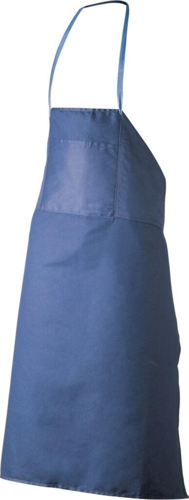 Feldtmann Work Apron Jan Cotton blue with chest pocket (2840)