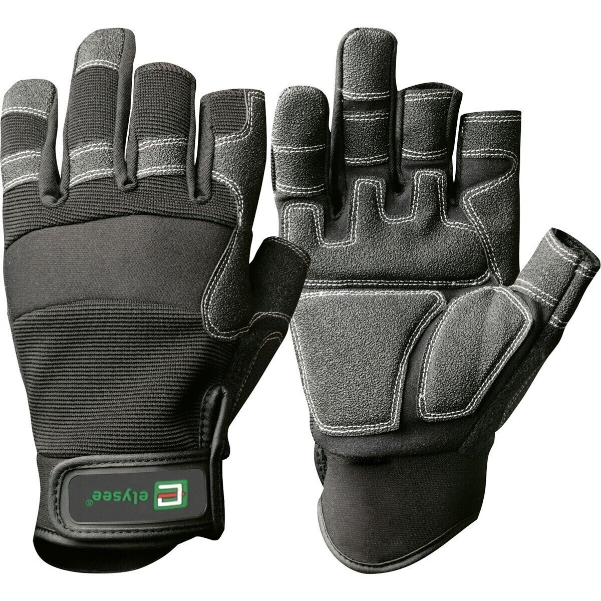 Elysee Mechanic Gloves CARPENTER Synthetic Leather black (0874)