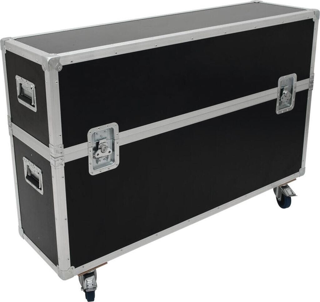 Roadinger Flight Case PRO pour 2x LCD ZL50 Noir/Marron (31998012)